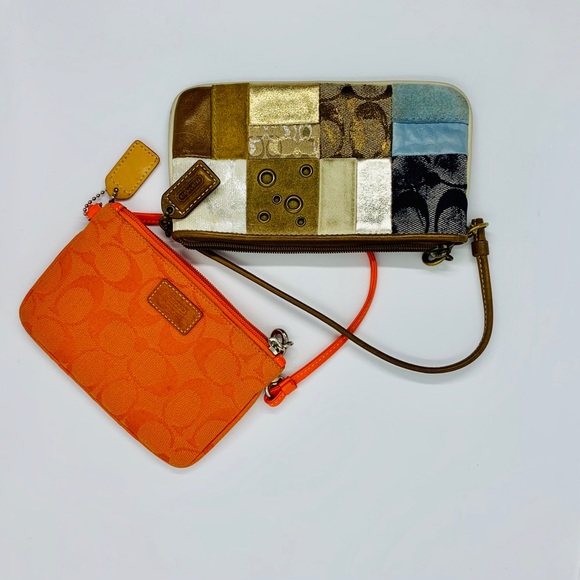 COACH SCARF NEW + I GIFT YOU 2 coach WRISTLET - Picture 4 of 5